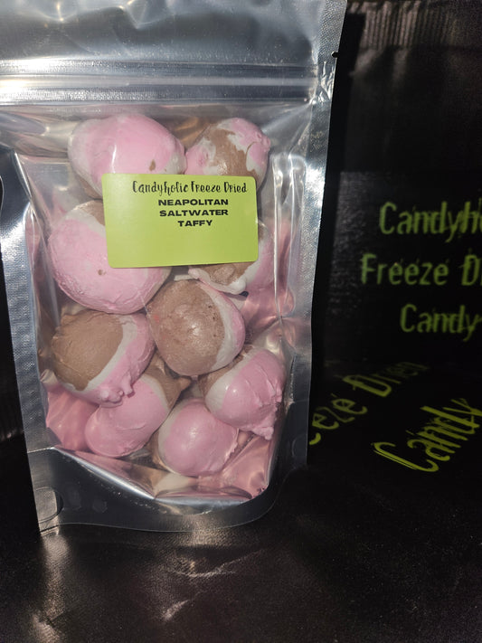 Freeze Dried Neapolitan Saltwater Taffy